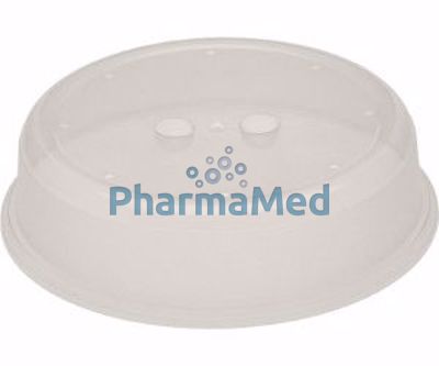 Pharmamed - Cloche micro-ondes PP translucide 26,5x6,5 cm - 1pc