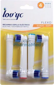 Image de LOV'YC Brossette flexo soft - 4pc