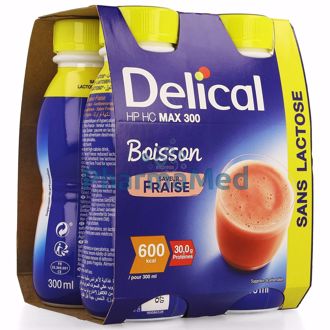 Image de Delical MAX.300ml 600Kcal (4x300ml) - Delical MAX.300ml 600Kcal café .....(4x300ml)