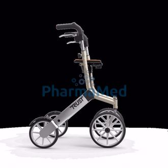 Image de Rollator LET'S GO OUT roues pliable+sac/beige