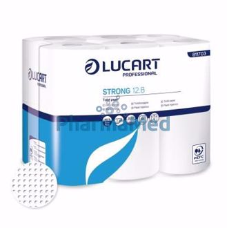 Image de Papier hygiénique blanc 2plis Lucart Strong - 96 rlx