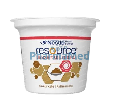 Image sur Nestlé Dessert gourmand - Crème hyperprotéinée café - 4x125gr