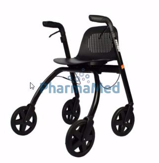 Image de Rollator MOBIO NIPGLIDE ESCAPE Noir 4 roues pliable