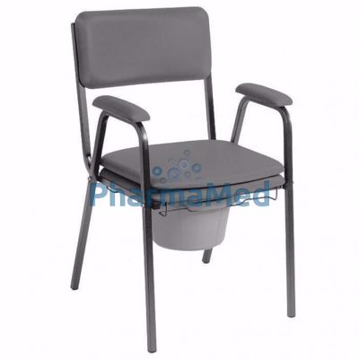 Image sur Chaise percée DM grise - 1pc