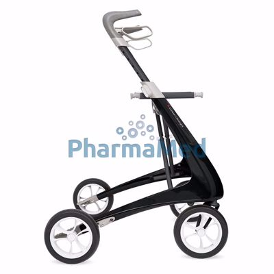 Image sur Rollator Carbon Ultralight noir - 4 roues - 1pc