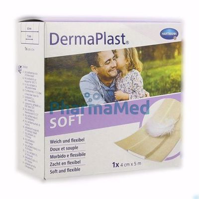 Image sur DERMAPLAST Soft - 5m x 4cm - 1 rouleau